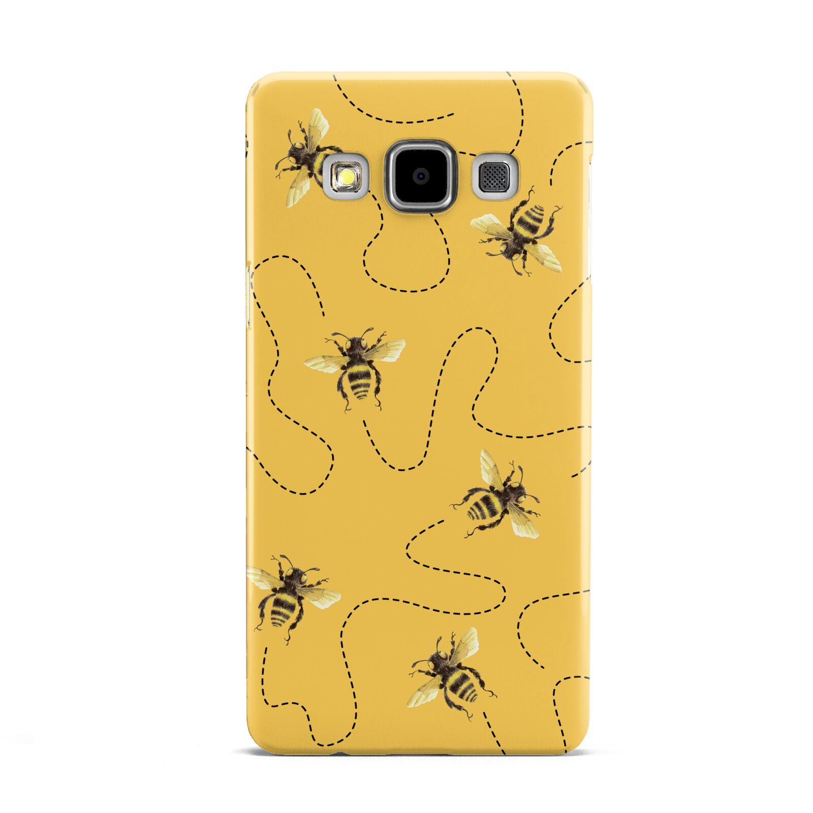 Flying Bees with Yellow Background Samsung Galaxy A5 Case