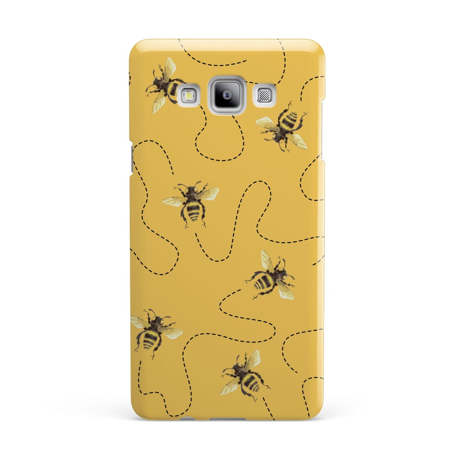 Flying Bees with Yellow Background Samsung Galaxy A7 2015 Case