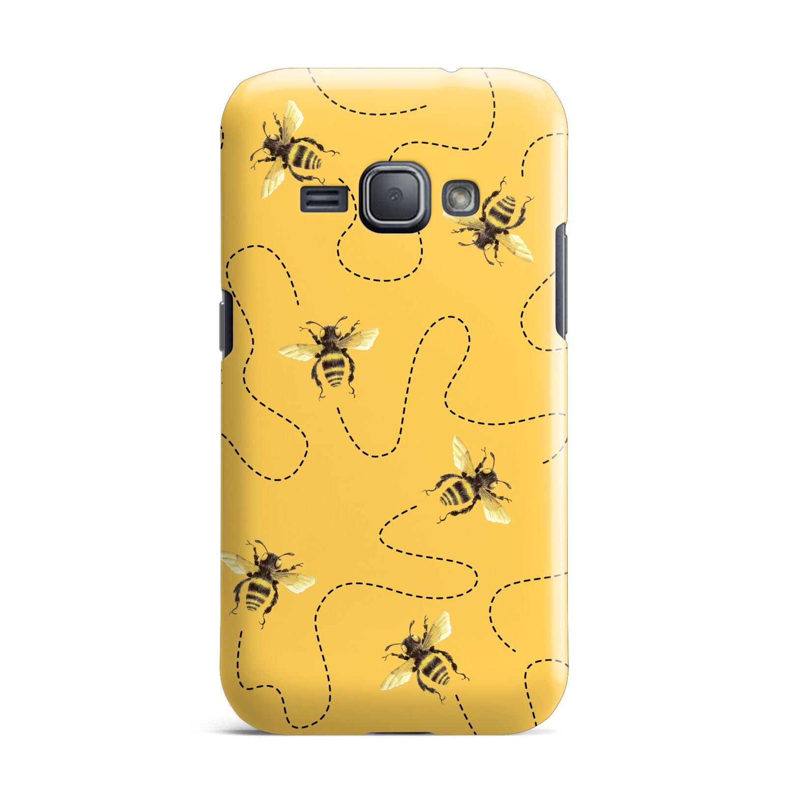 Flying Bees with Yellow Background Samsung Galaxy J1 2016 Case