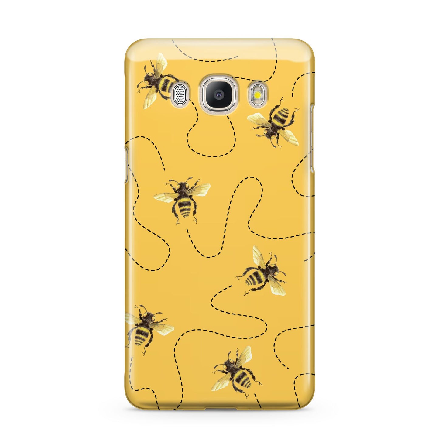 Flying Bees with Yellow Background Samsung Galaxy J5 2016 Case