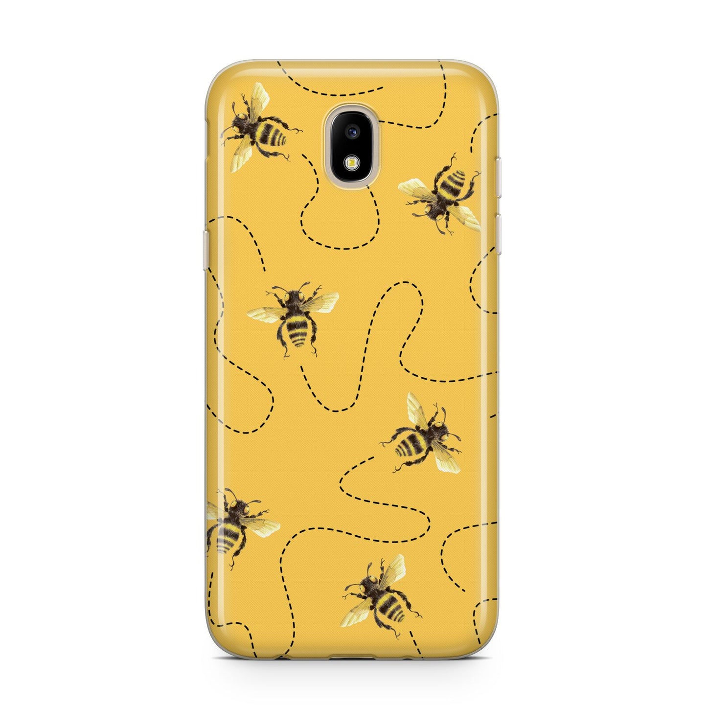 Flying Bees with Yellow Background Samsung J5 2017 Case