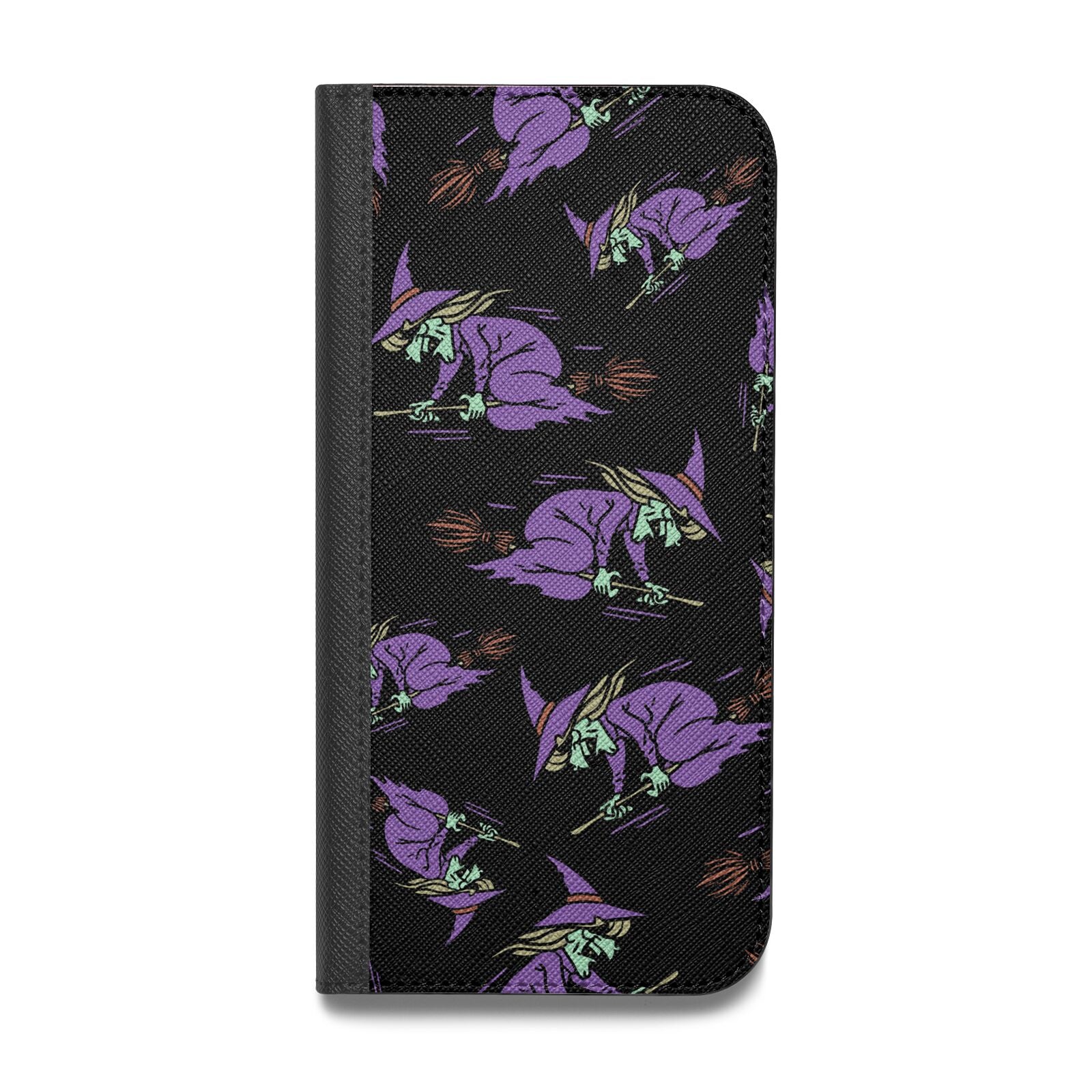 Flying Witches Vegan Leather Flip iPhone Case