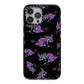 Flying Witches iPhone 13 Pro Max Black Impact Case on Silver phone