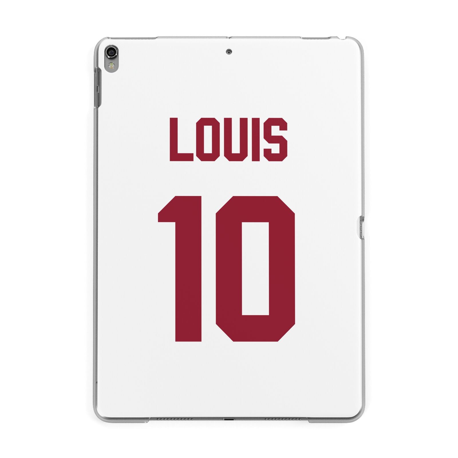 Football Shirt Custom Apple iPad Grey Case