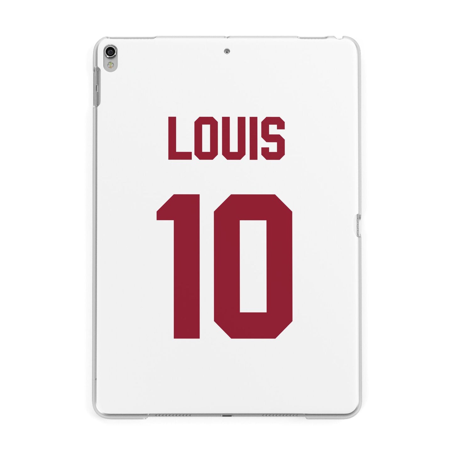 Football Shirt Custom Apple iPad Silver Case