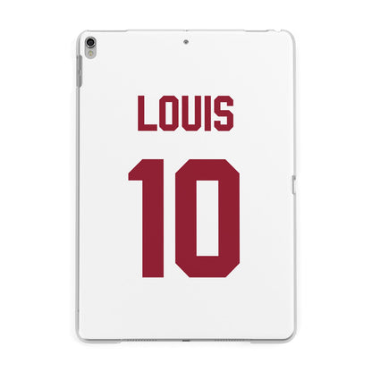 Football Shirt Custom Apple iPad Silver Case