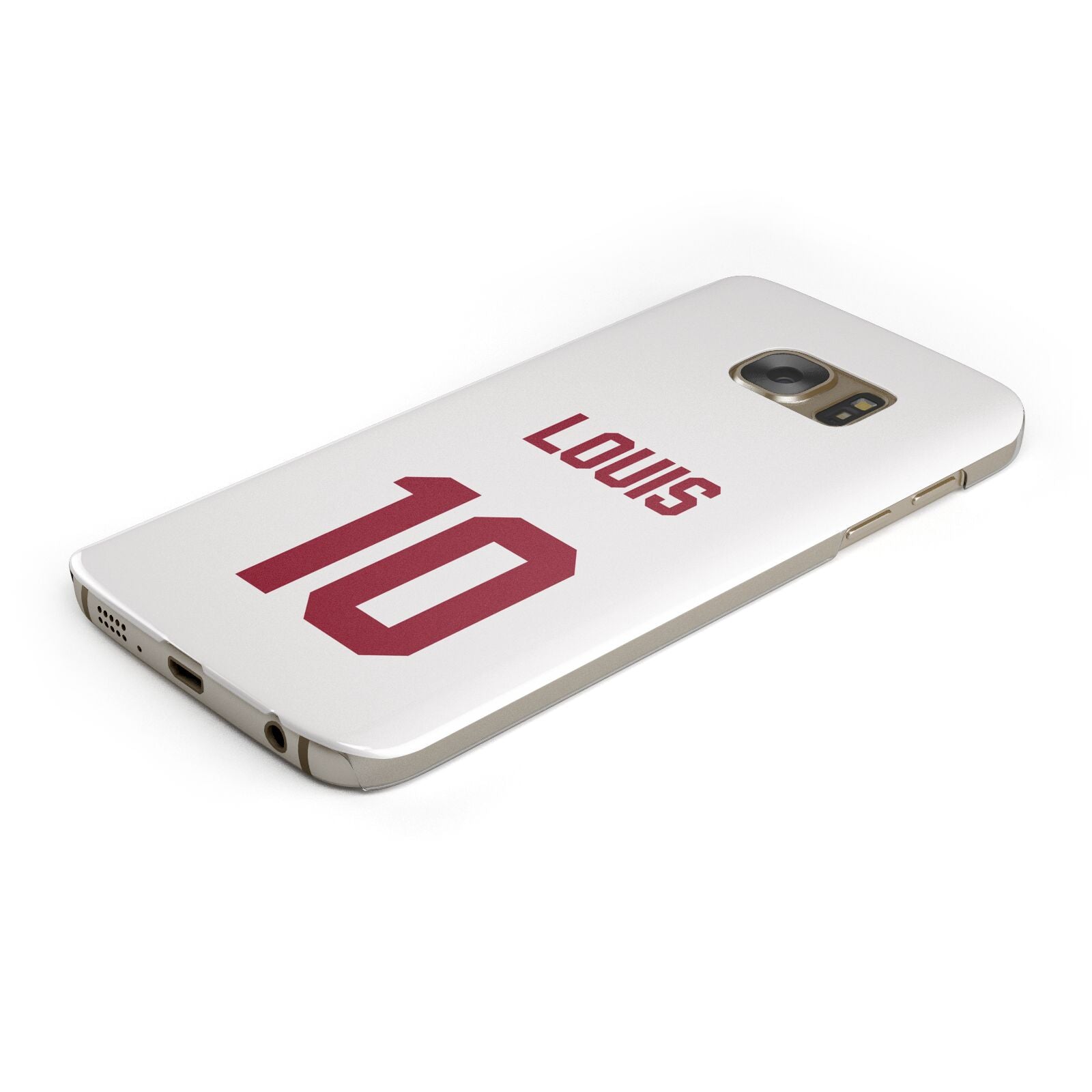 Football Shirt Custom Protective Samsung Galaxy Case Angled Image