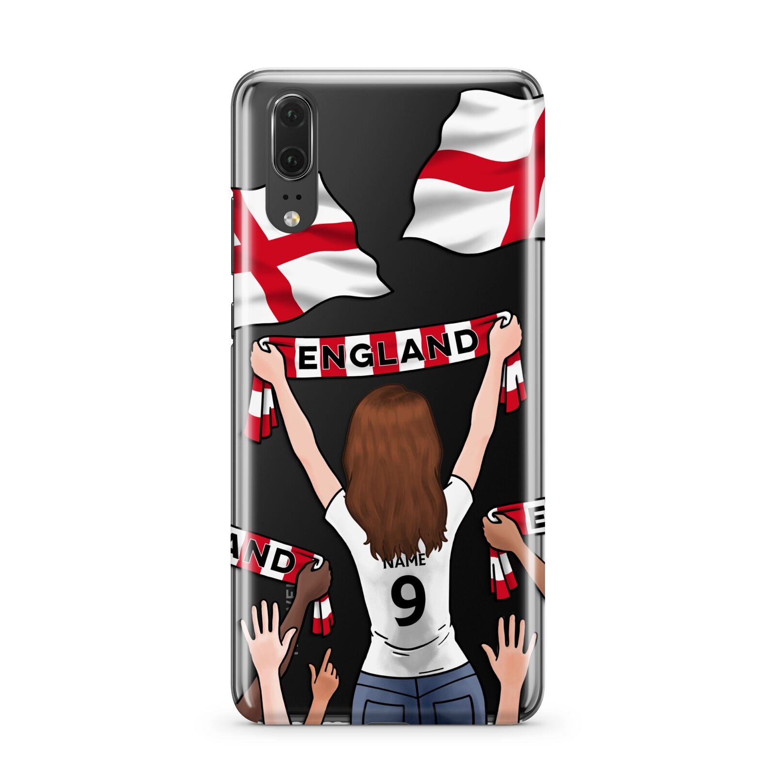 Football Supporter Personalised Huawei P20 Phone Case