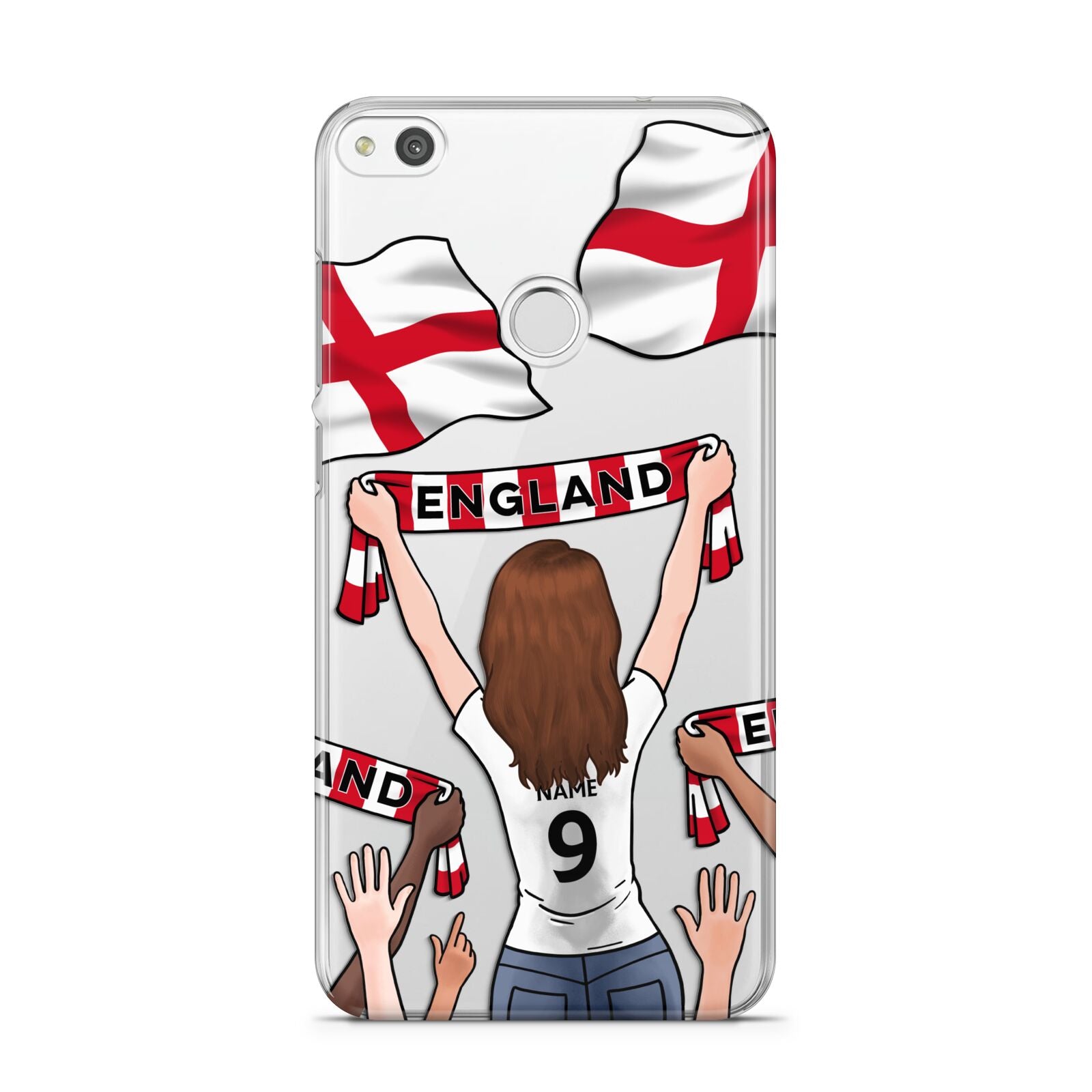 Football Supporter Personalised Huawei P8 Lite Case