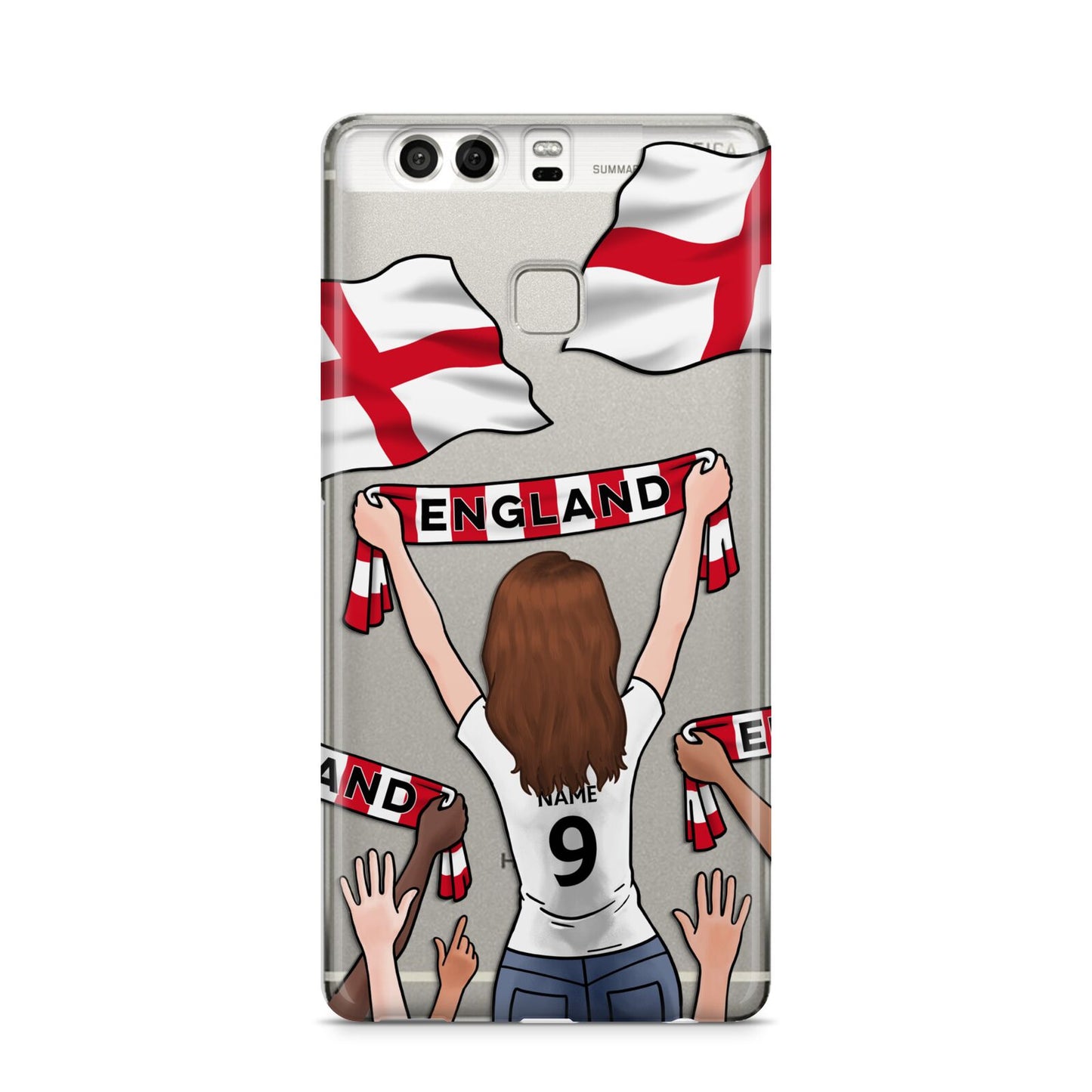 Football Supporter Personalised Huawei P9 Case