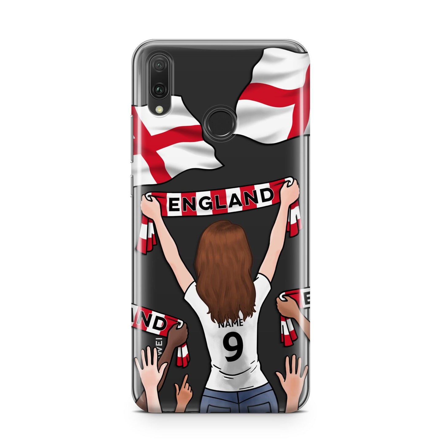 Football Supporter Personalised Huawei Y9 2019