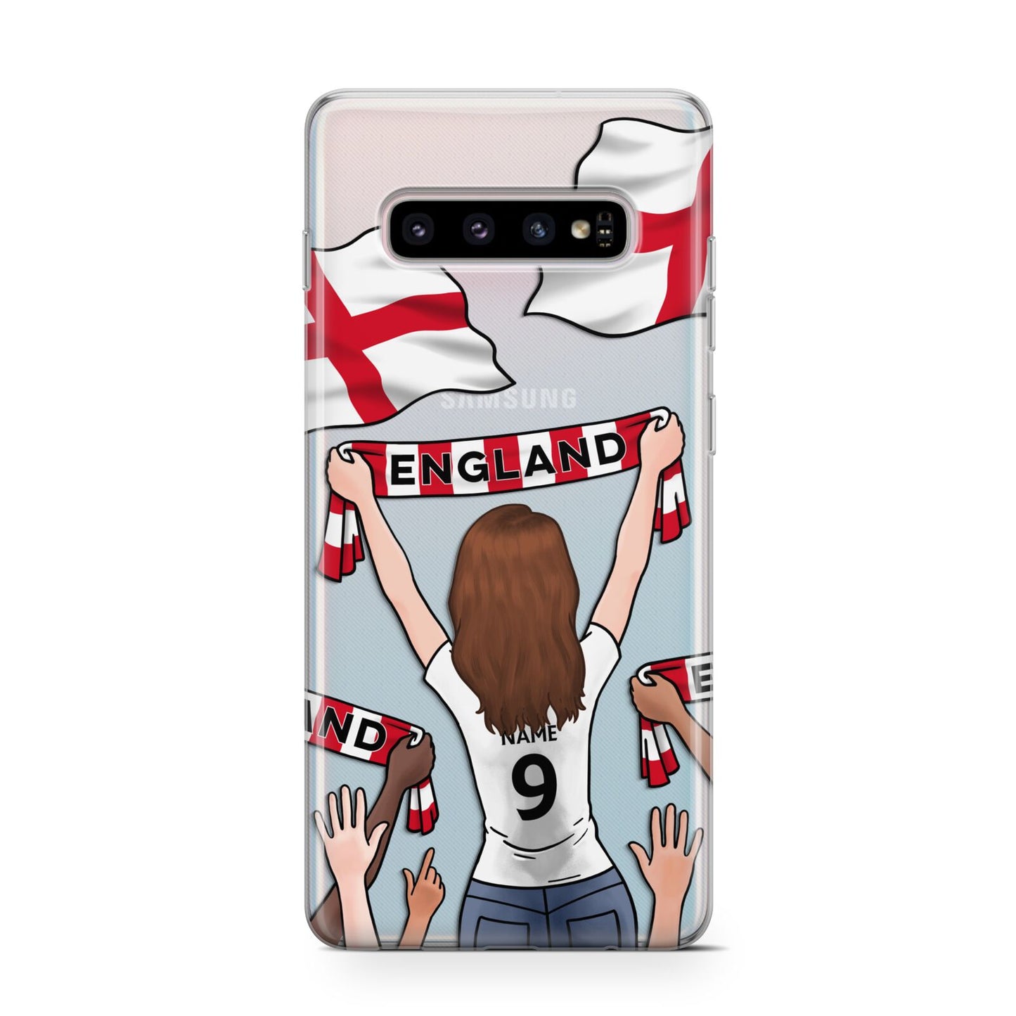 Football Supporter Personalised Protective Samsung Galaxy Case