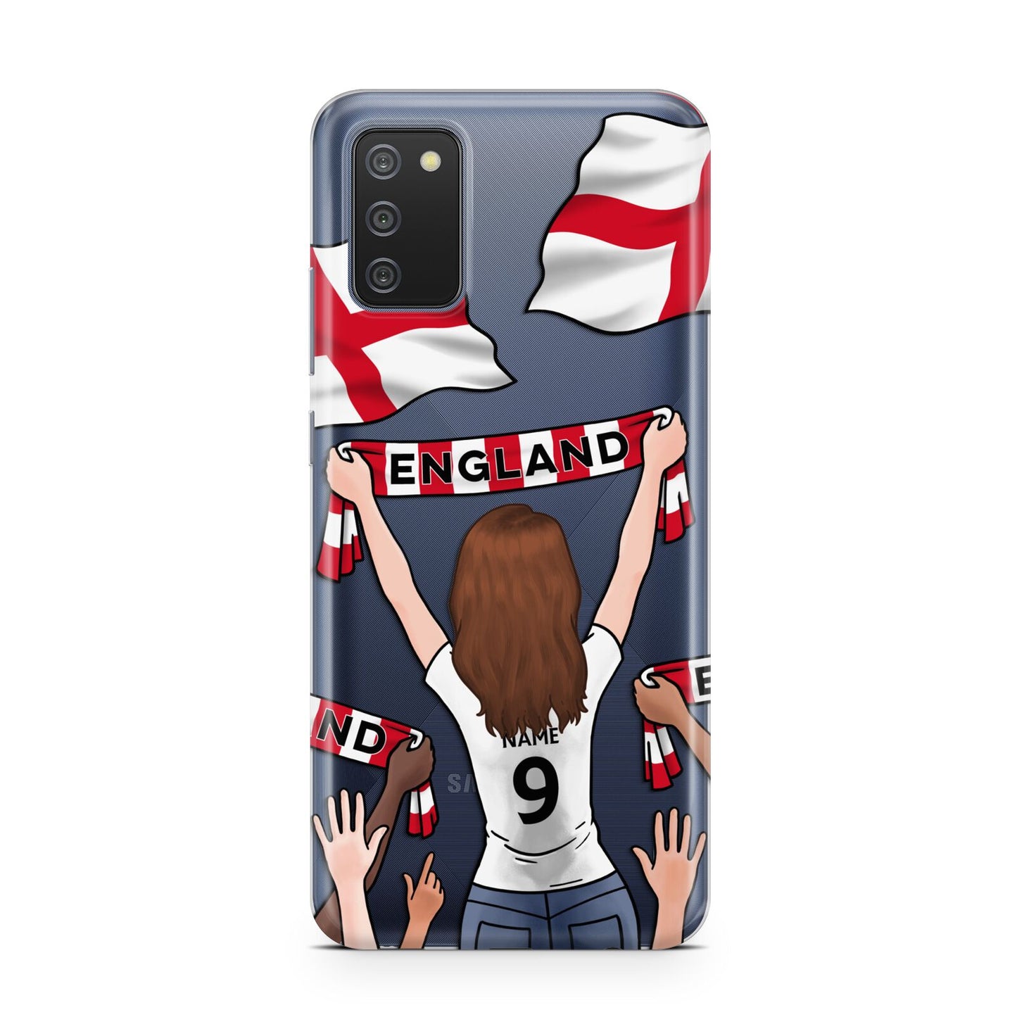 Football Supporter Personalised Samsung A02s Case