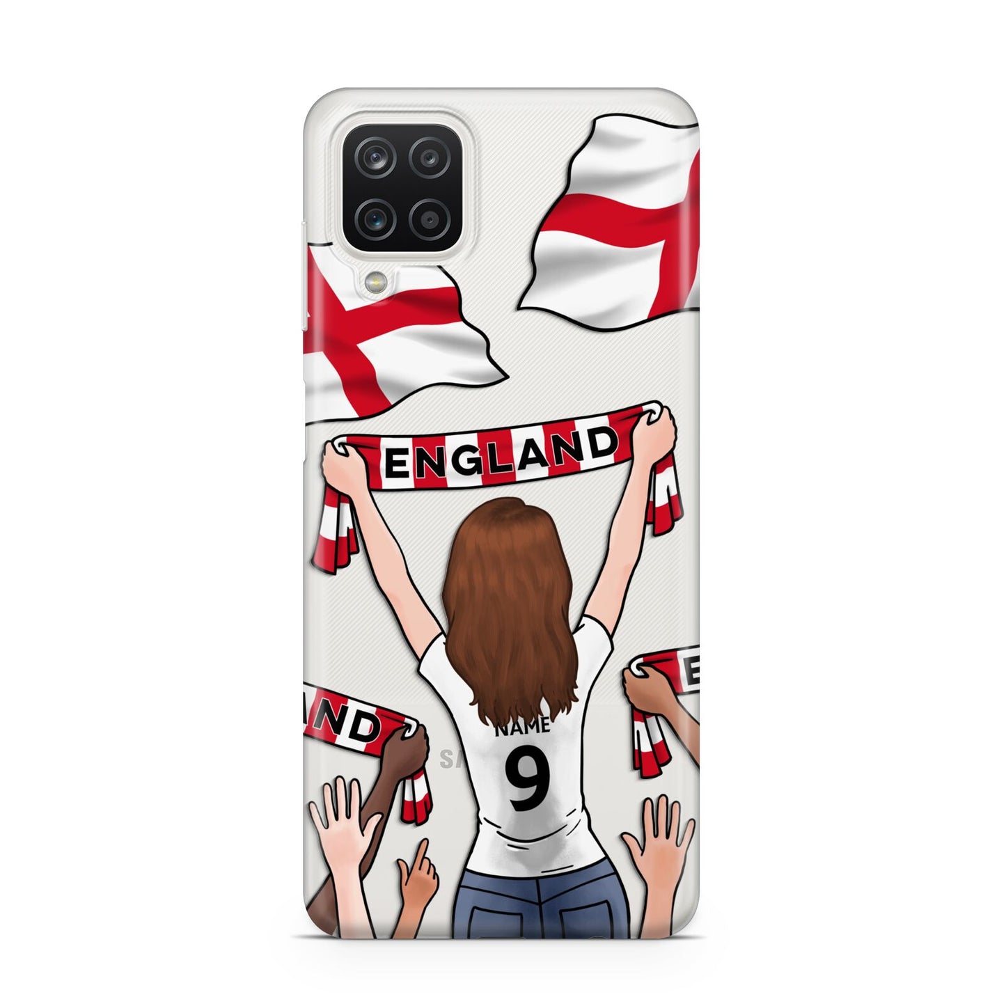 Football Supporter Personalised Samsung A12 Case