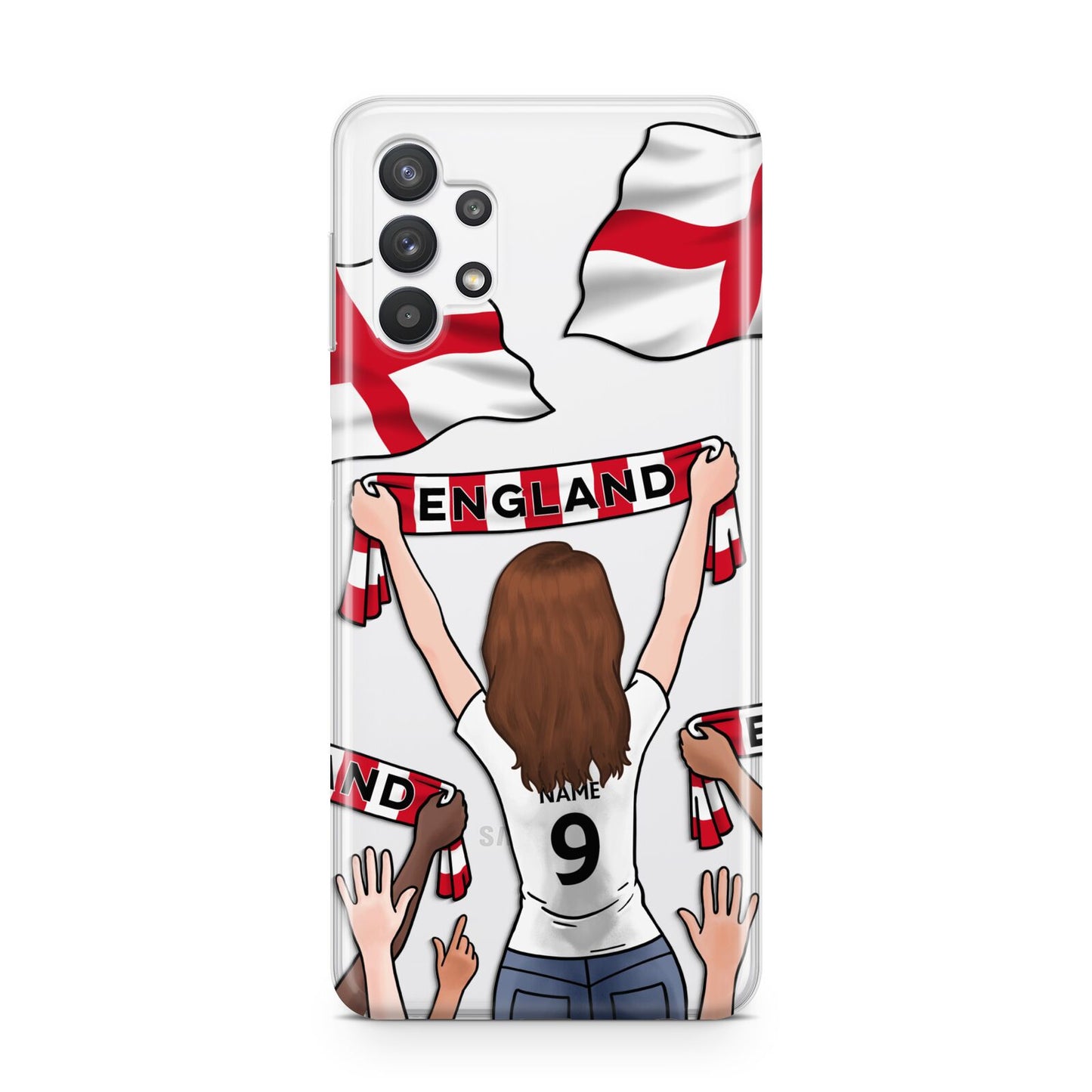 Football Supporter Personalised Samsung A32 5G Case