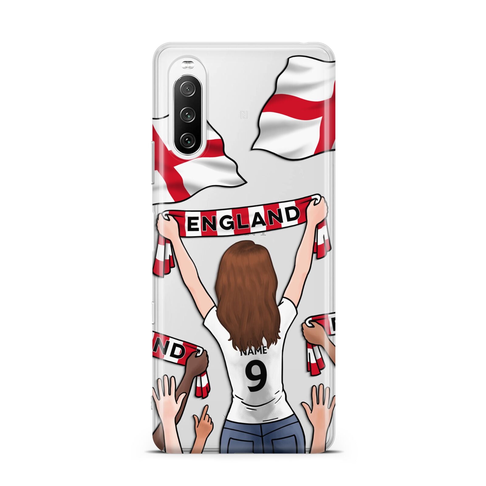 Football Supporter Personalised Sony Xperia 10 III Case