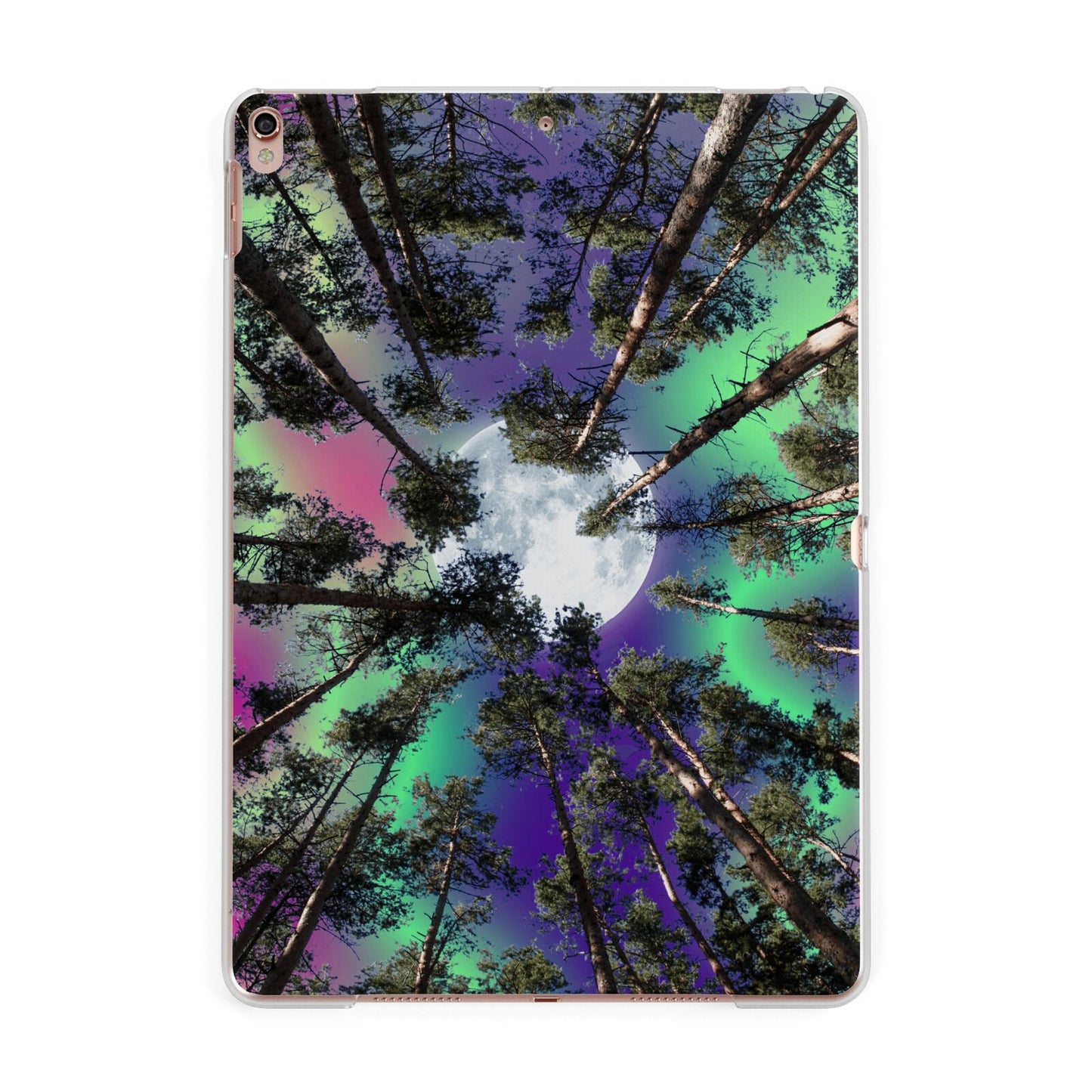 Forest Moon Apple iPad Rose Gold Case