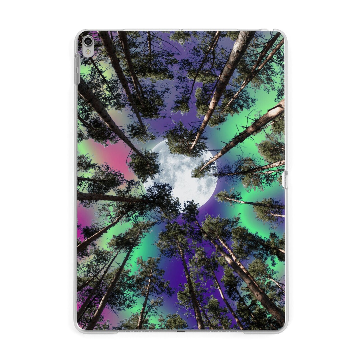 Forest Moon Apple iPad Silver Case