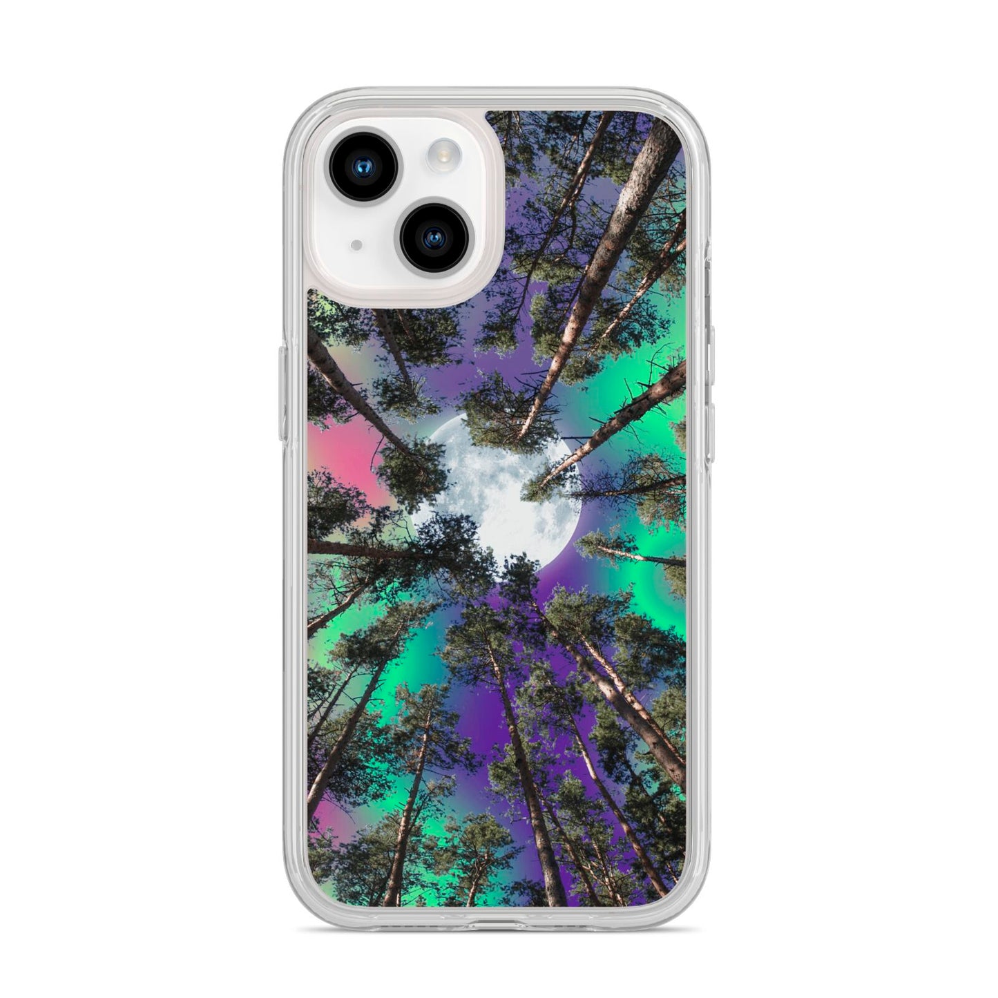 Forest Moon iPhone 14 Clear Tough Case Starlight