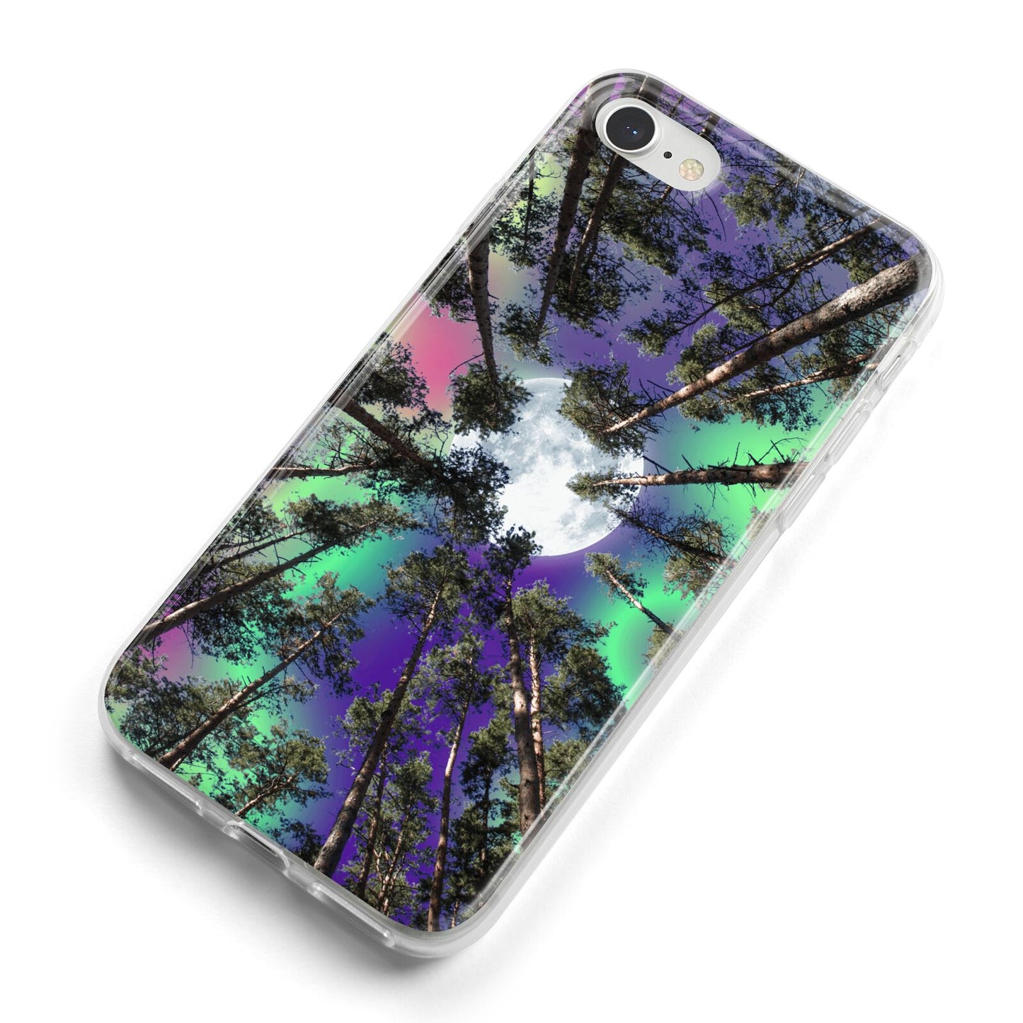 Forest Moon iPhone 8 Bumper Case on Silver iPhone Alternative Image