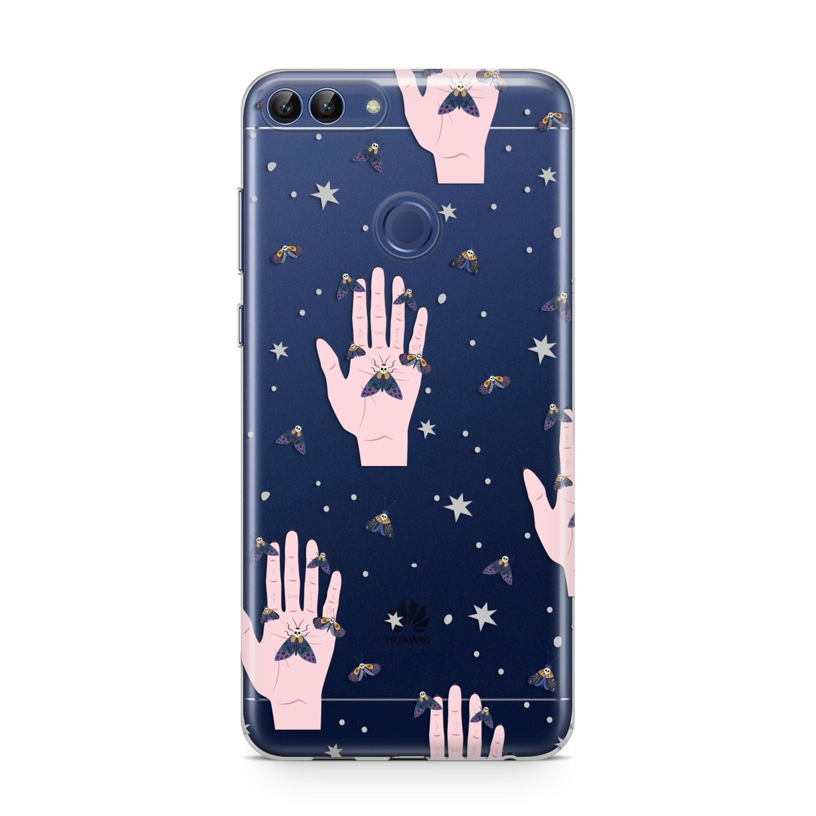 Fortune Teller Hands and Skull Moths Huawei P Smart Case