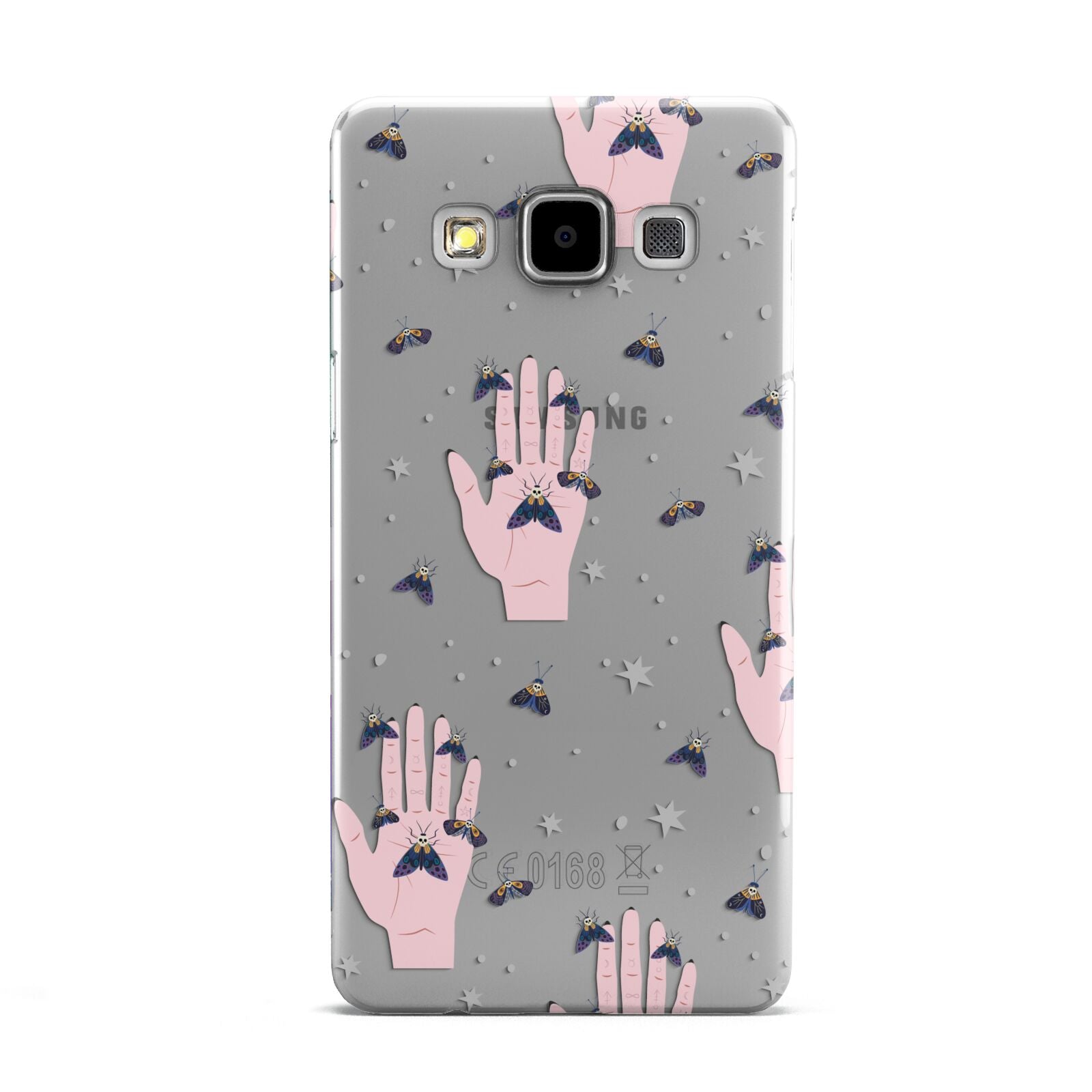 Fortune Teller Hands and Skull Moths Samsung Galaxy A5 Case