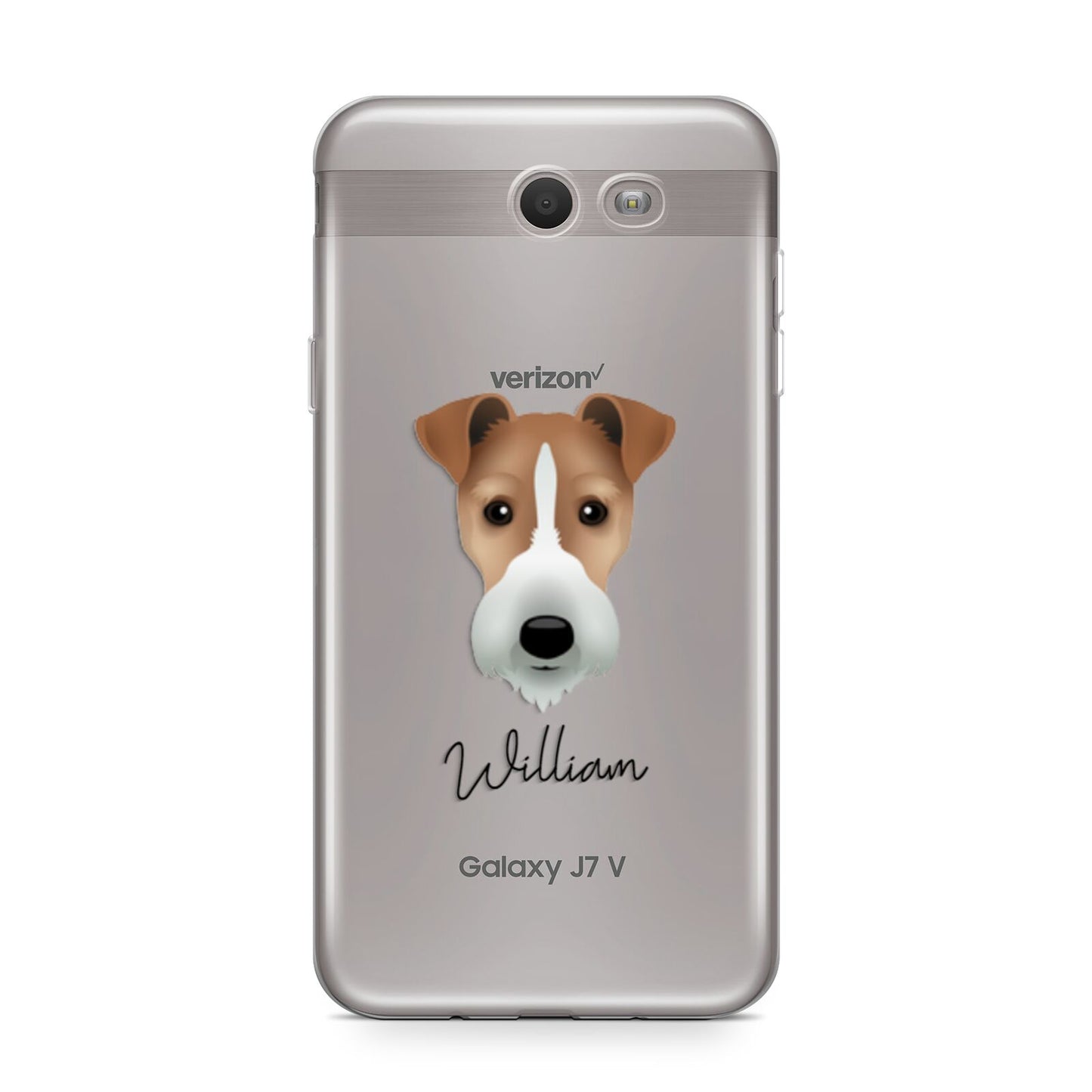 Fox Terrier Personalised Samsung Galaxy J7 2017 Case