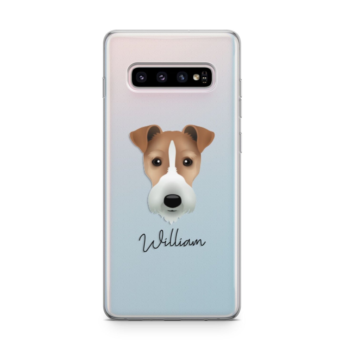 Fox Terrier Personalised Samsung Galaxy S10 Plus Case