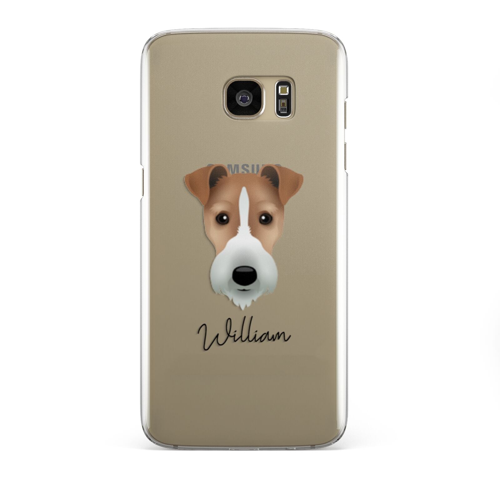 Fox Terrier Personalised Samsung Galaxy S7 Edge Case