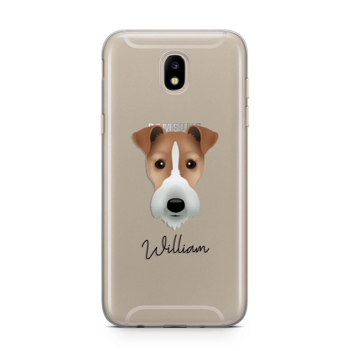 Fox Terrier Personalised Samsung J5 2017 Case