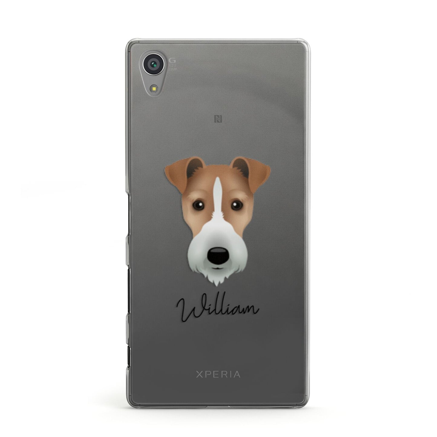 Fox Terrier Personalised Sony Xperia Case