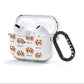 Foxhound Icon with Name AirPods Clear Case 3rd Gen Side Image