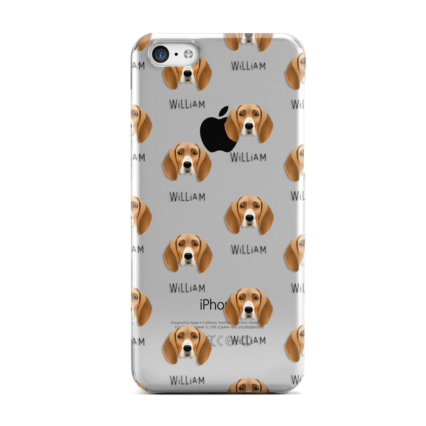 Foxhound Icon with Name Apple iPhone 5c Case