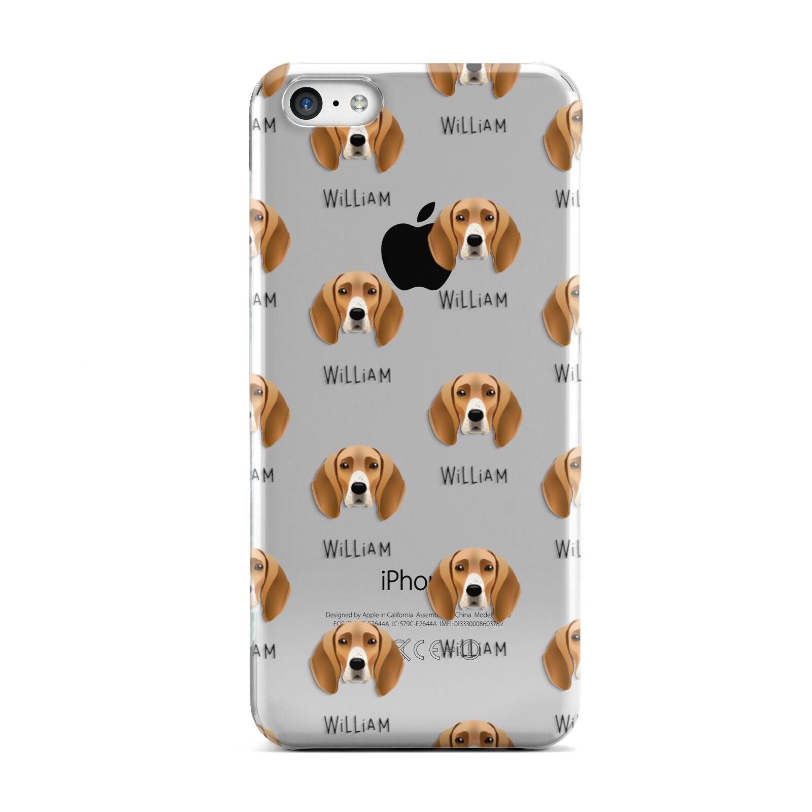 Foxhound Icon with Name Apple iPhone 5c Case