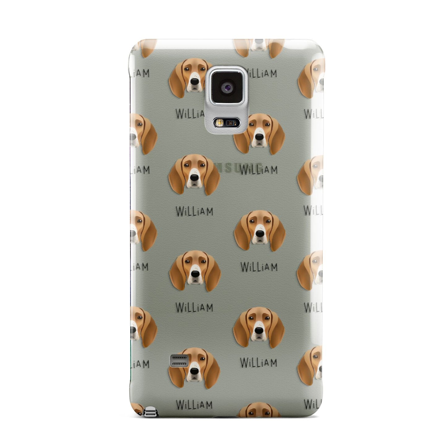 Foxhound Icon with Name Samsung Galaxy Note 4 Case