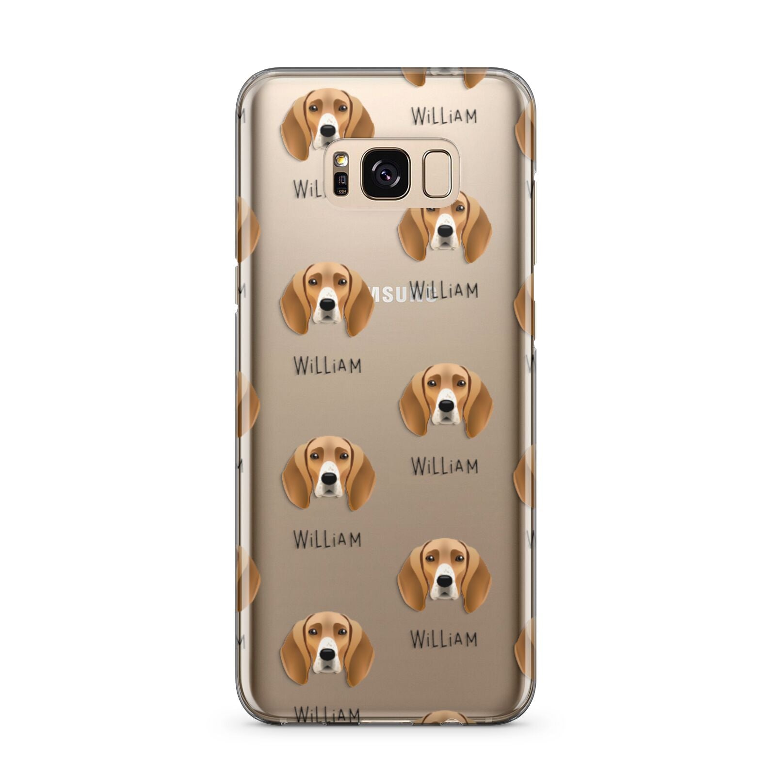 Foxhound Icon with Name Samsung Galaxy S8 Plus Case