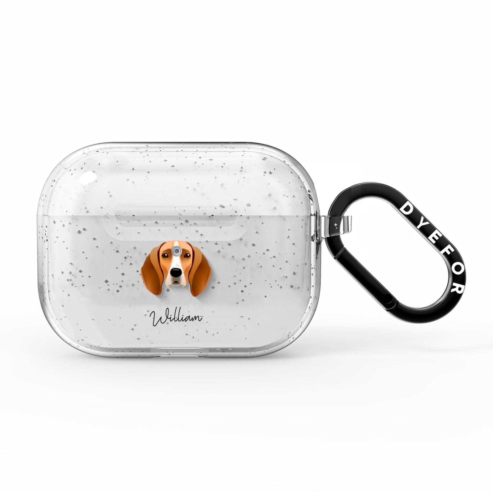 Foxhound Personalised AirPods Pro Glitter Case