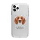 Foxhound Personalised Apple iPhone 11 Pro in Silver with Bumper Case