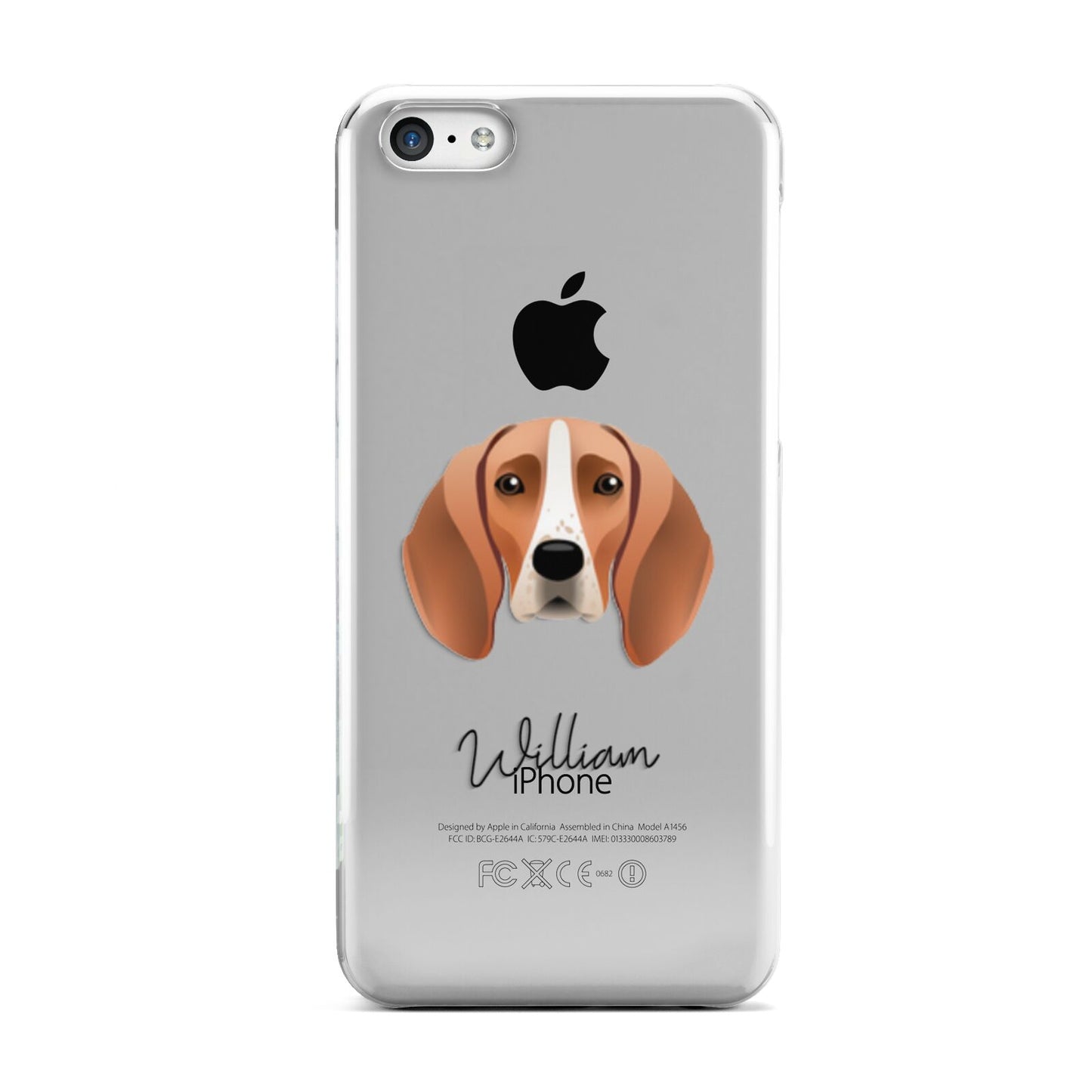 Foxhound Personalised Apple iPhone 5c Case