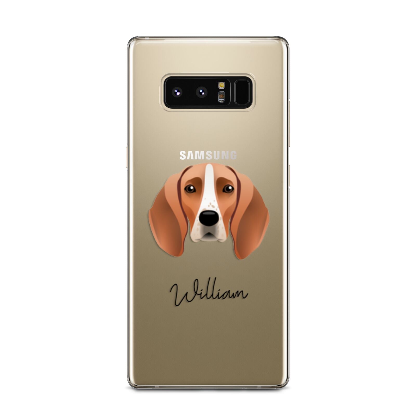 Foxhound Personalised Samsung Galaxy Note 8 Case
