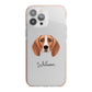 Foxhound Personalised iPhone 13 Pro Max TPU Impact Case with Pink Edges