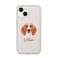 Foxhound Personalised iPhone 14 Clear Tough Case Starlight