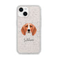 Foxhound Personalised iPhone 14 Glitter Tough Case Starlight