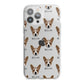 French Bull Jack Icon with Name iPhone 13 Pro Max TPU Impact Case with White Edges