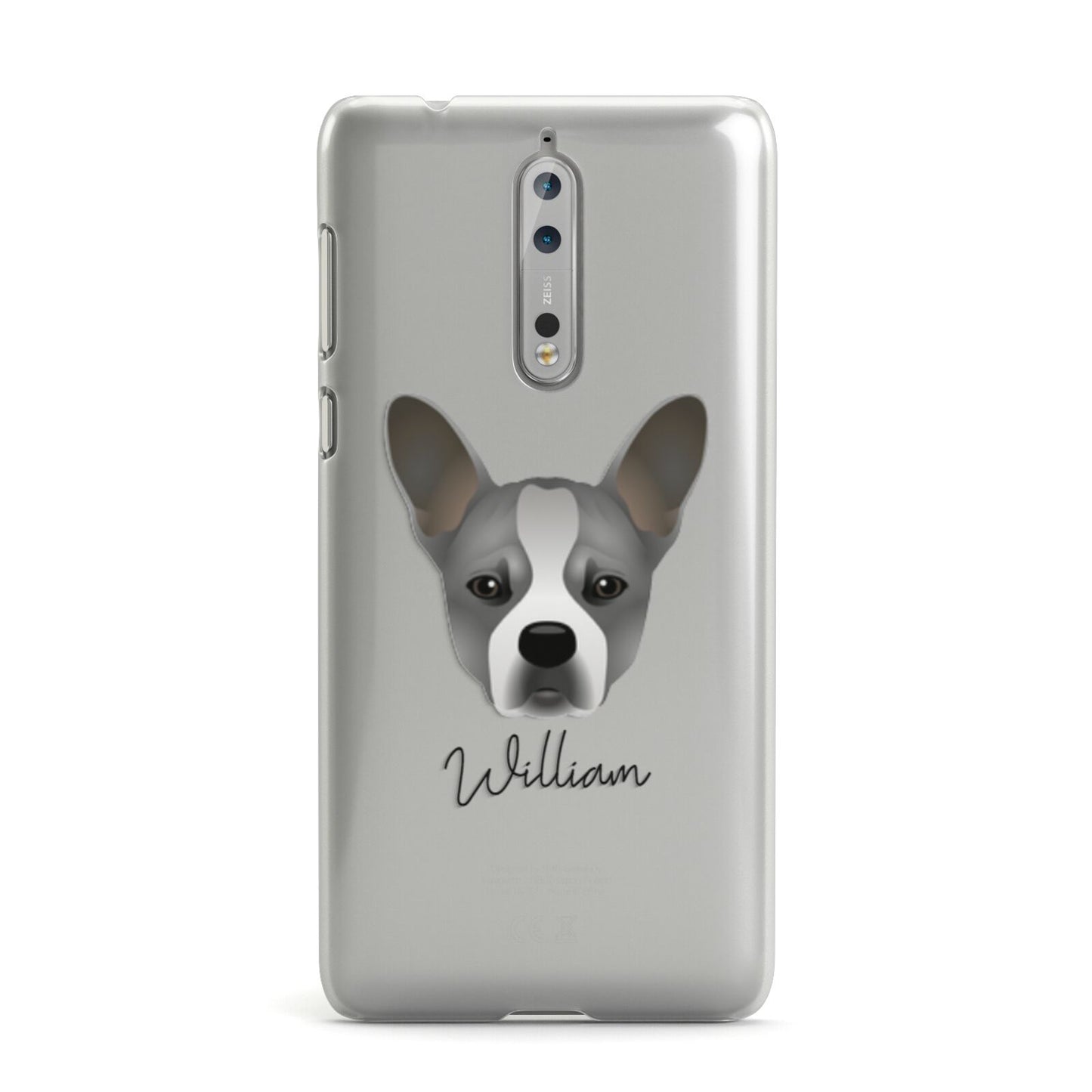 French Bull Jack Personalised Nokia Case