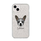 French Bull Jack Personalised iPhone 14 Plus Glitter Tough Case Starlight