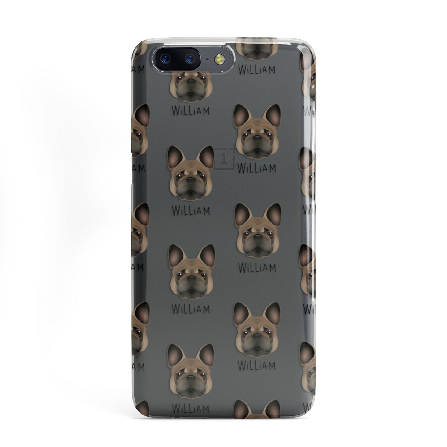 French Bulldog Icon with Name OnePlus Case