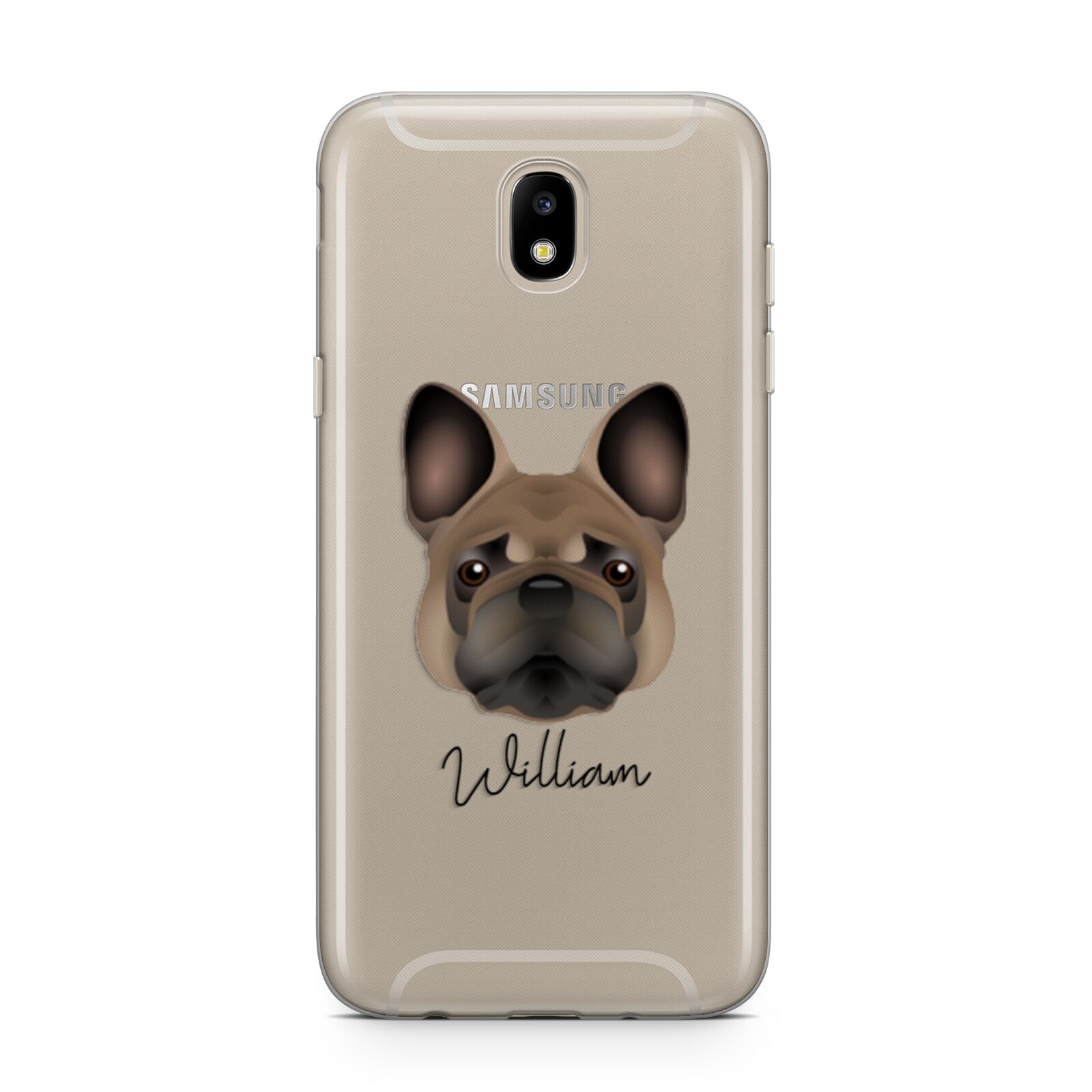 French Bulldog Personalised Samsung Galaxy Case Dyefor