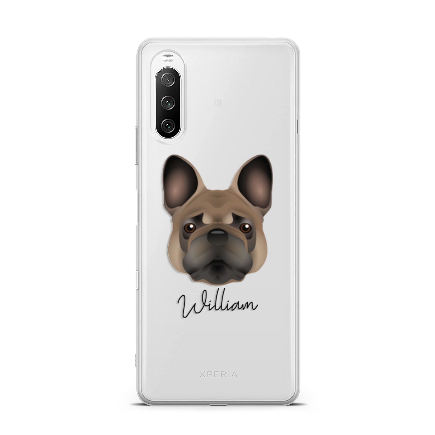 French Bulldog Personalised Sony Xperia 10 III Case