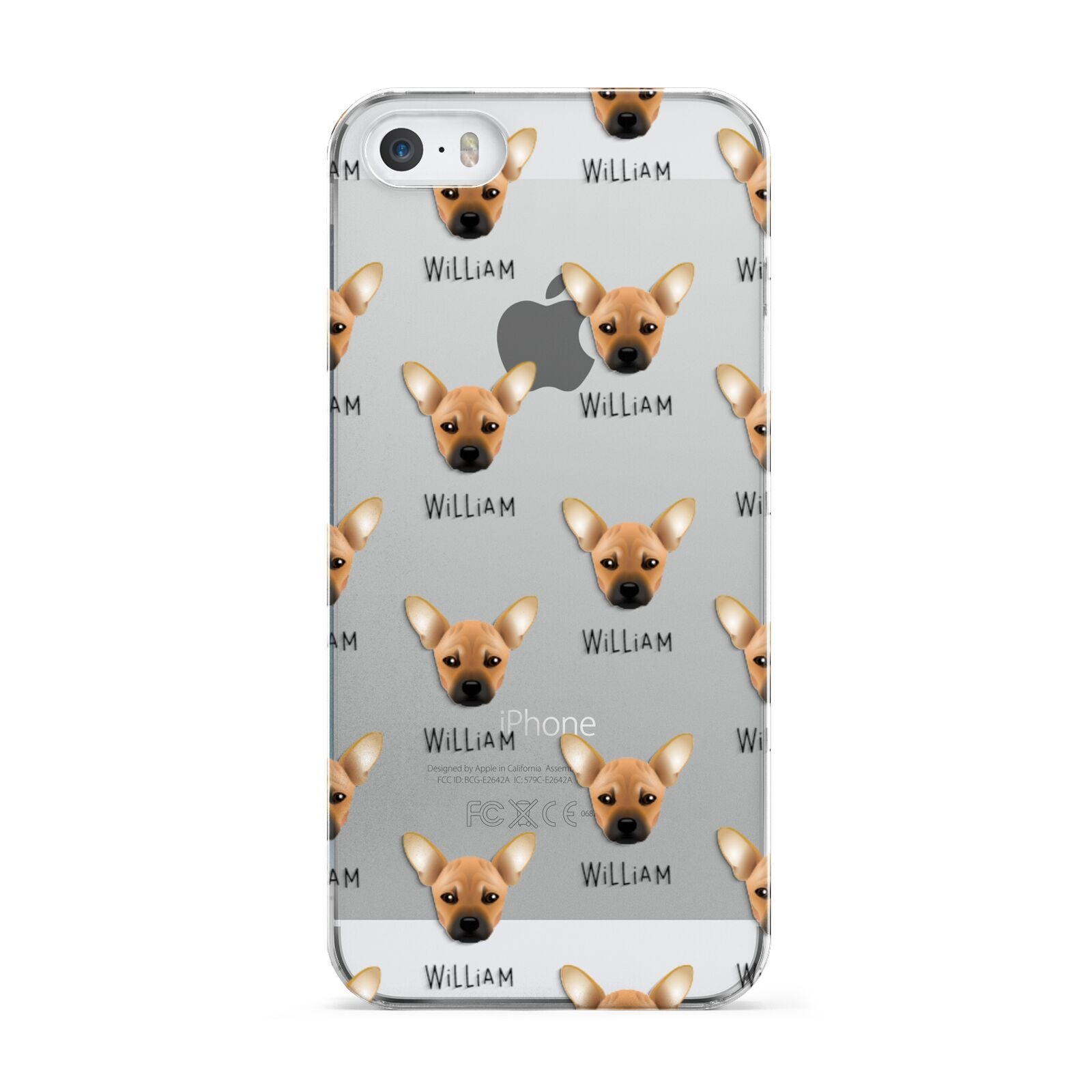 French Pin Icon with Name Apple iPhone 5 Case